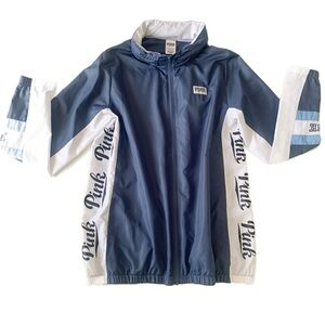 Victoria’s Secret Windbreaker Nylon Jacket Size Medium Large